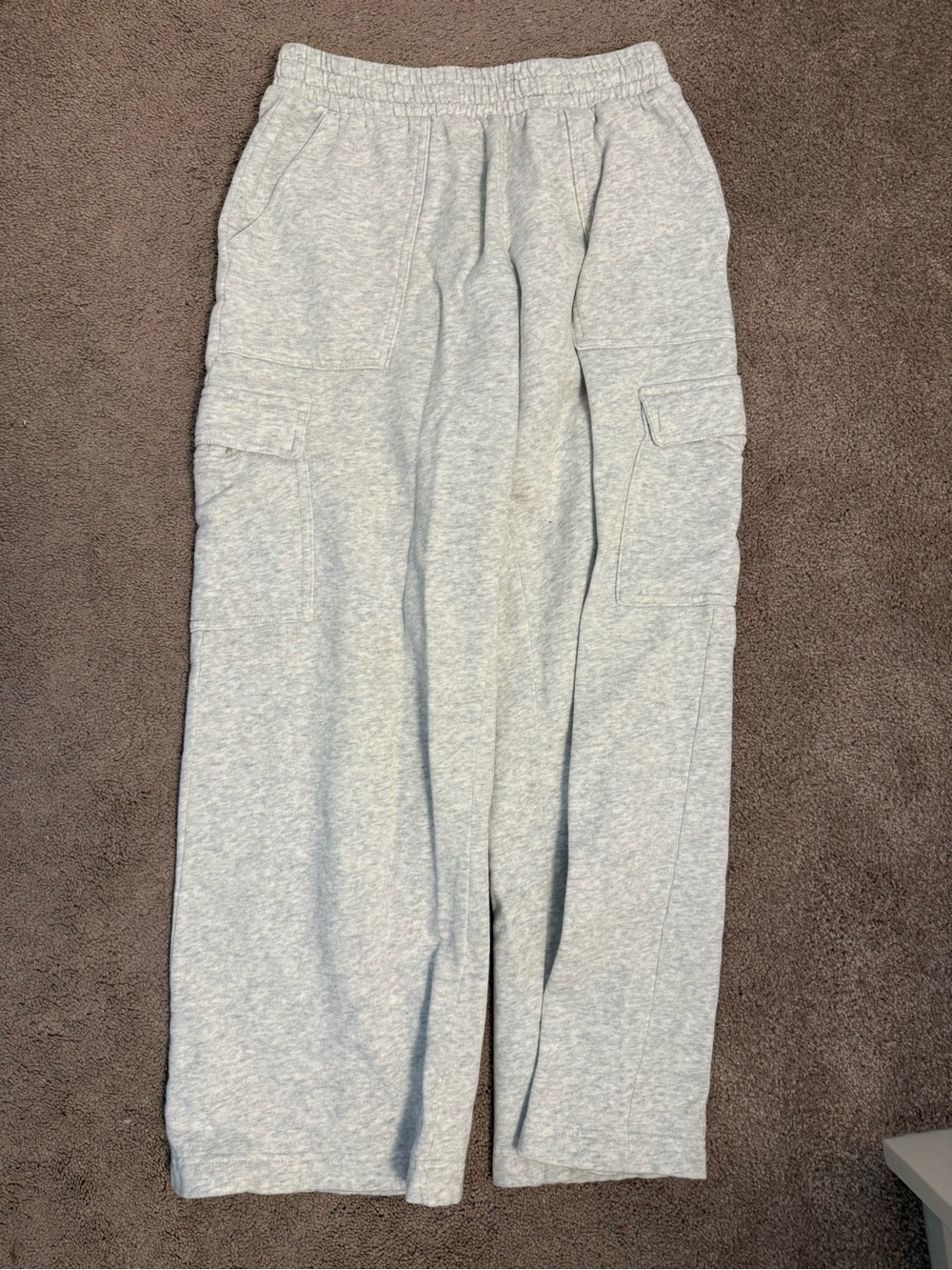 Old Navy Light Grey Cargo Sweatpants